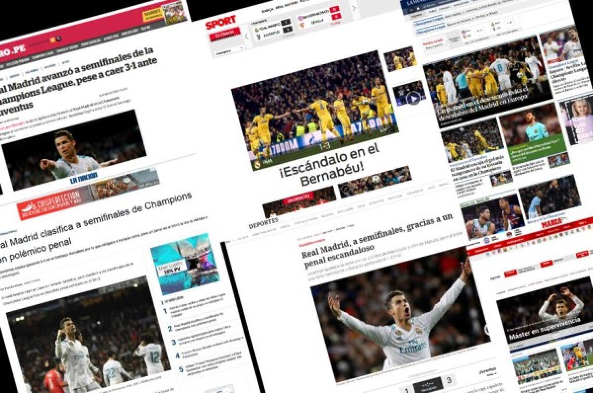 Prensa Mundial: 'Escándalo en el Bernabéu' y 'robo histórico'