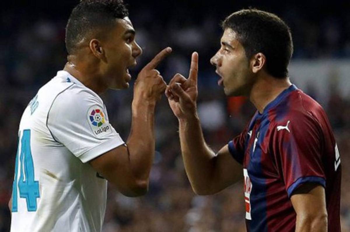 Jugador del Eibar: 'Casemiro tiene actitud de matón'