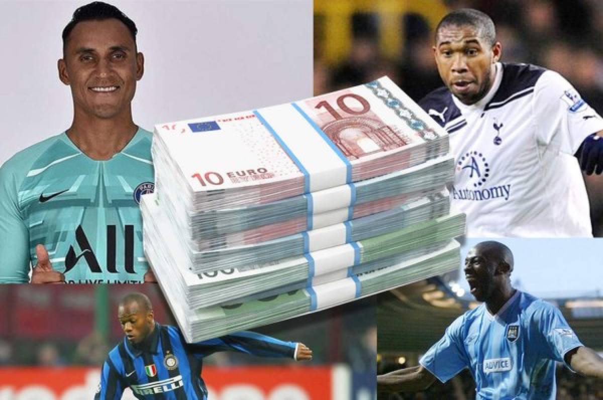 TOP 10: Wilson Palacios y Keylor Navas, los centroamericanos que más dinero han movido en traspasos