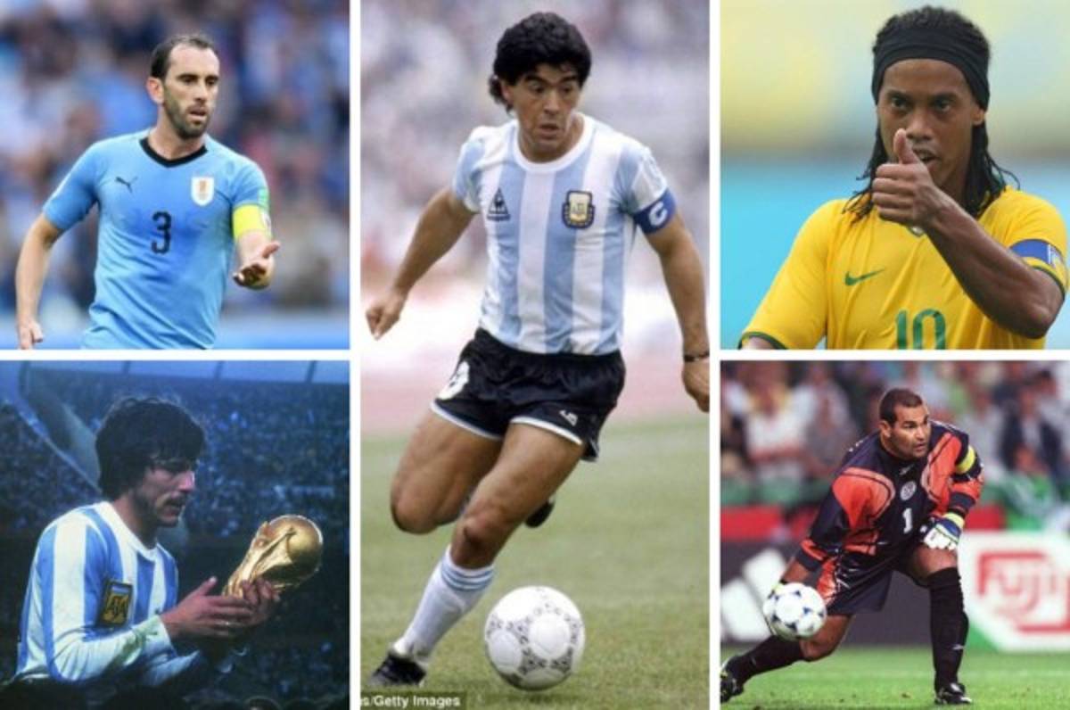 El 11 histórico de la Conmebol elegido por los seguidores de Fuera de Juego de ESPN  