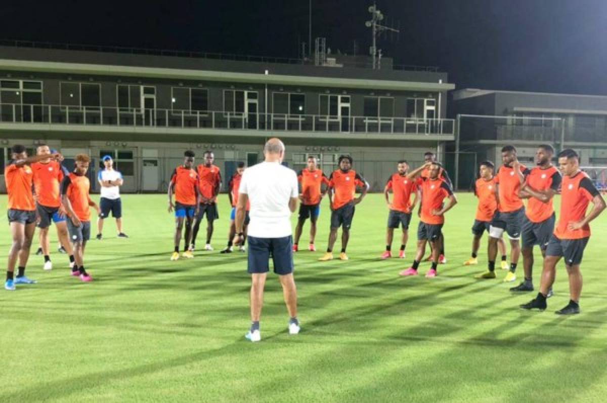 La Sub-23 de Honduras realizó su primer entreno en Osaka con equipo completo; el lunes juega ante Japón