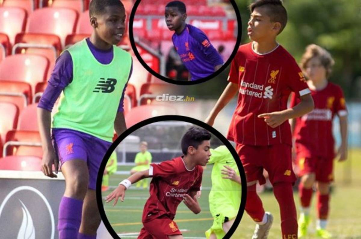 Los dos jóvenes hondureños que se forman en la academia del Liverpool