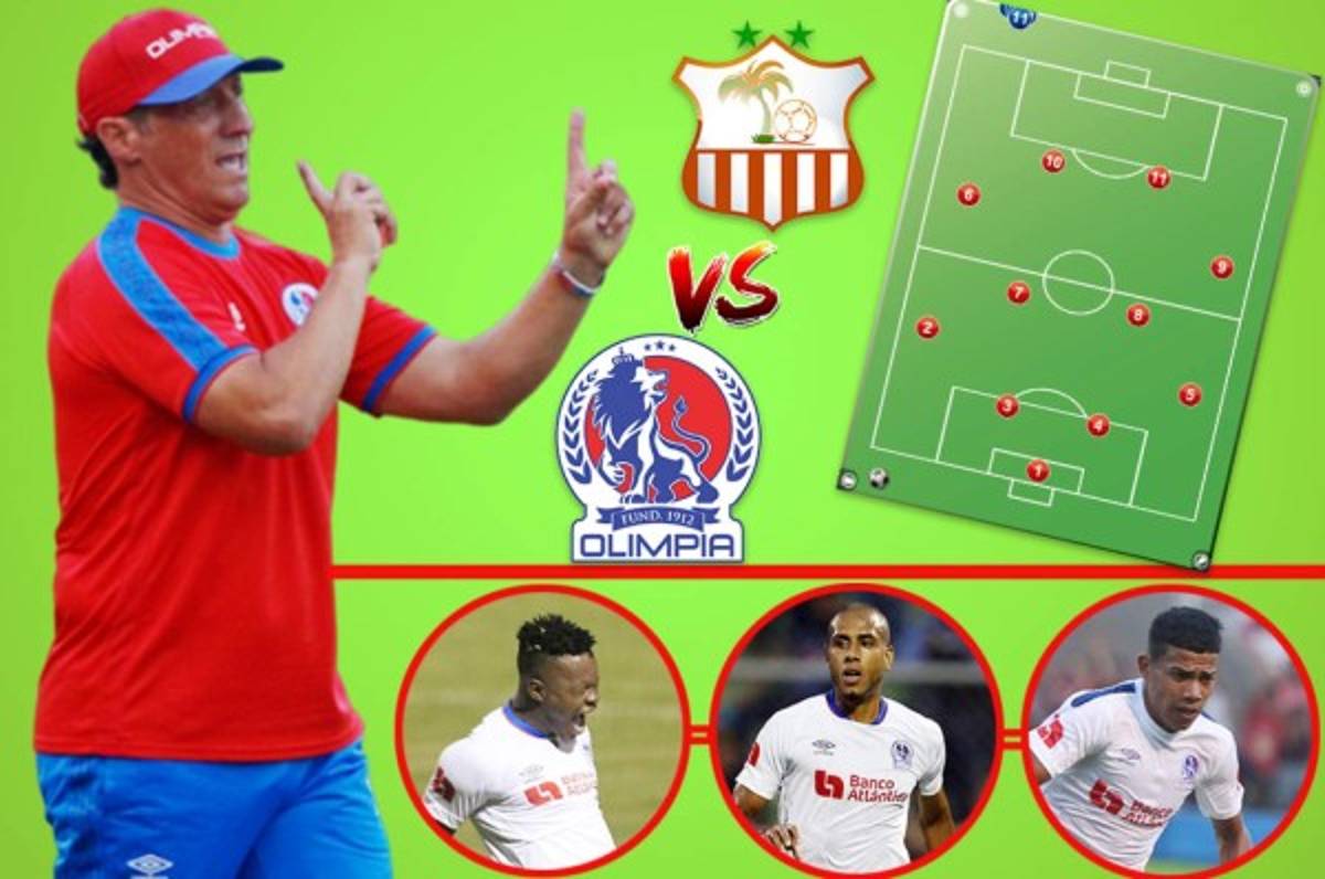 El sorpresivo 11 del Olimpia que anunció Pedro Troglio para jugar ante Vida