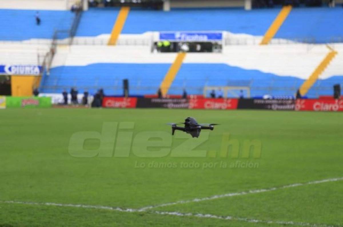 Con la familia Arriaga presente: así es el ambiente previo al Honduras-Jamaica en el estadio Olímpico