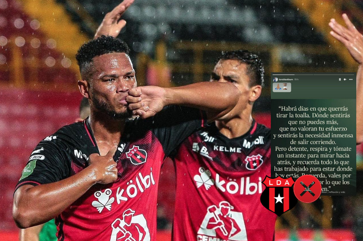 Delantero del Alajuelense explota en redes sociales al no ser tomado en cuenta en la final ante Olimpia: “No valoran el esfuerzo”