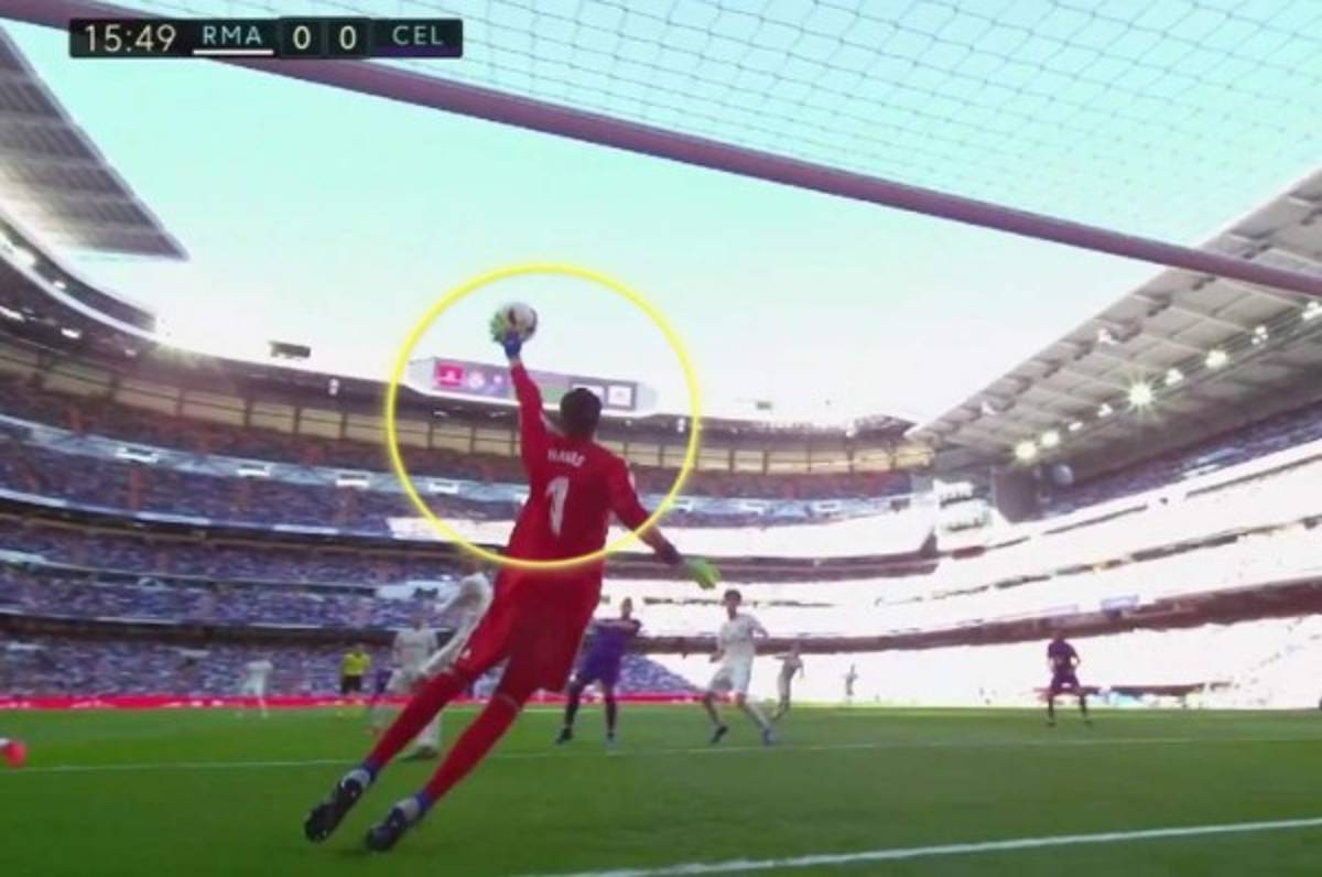 ¡Brutal! La tremenda atajada de Keylor Navas frente al Celta