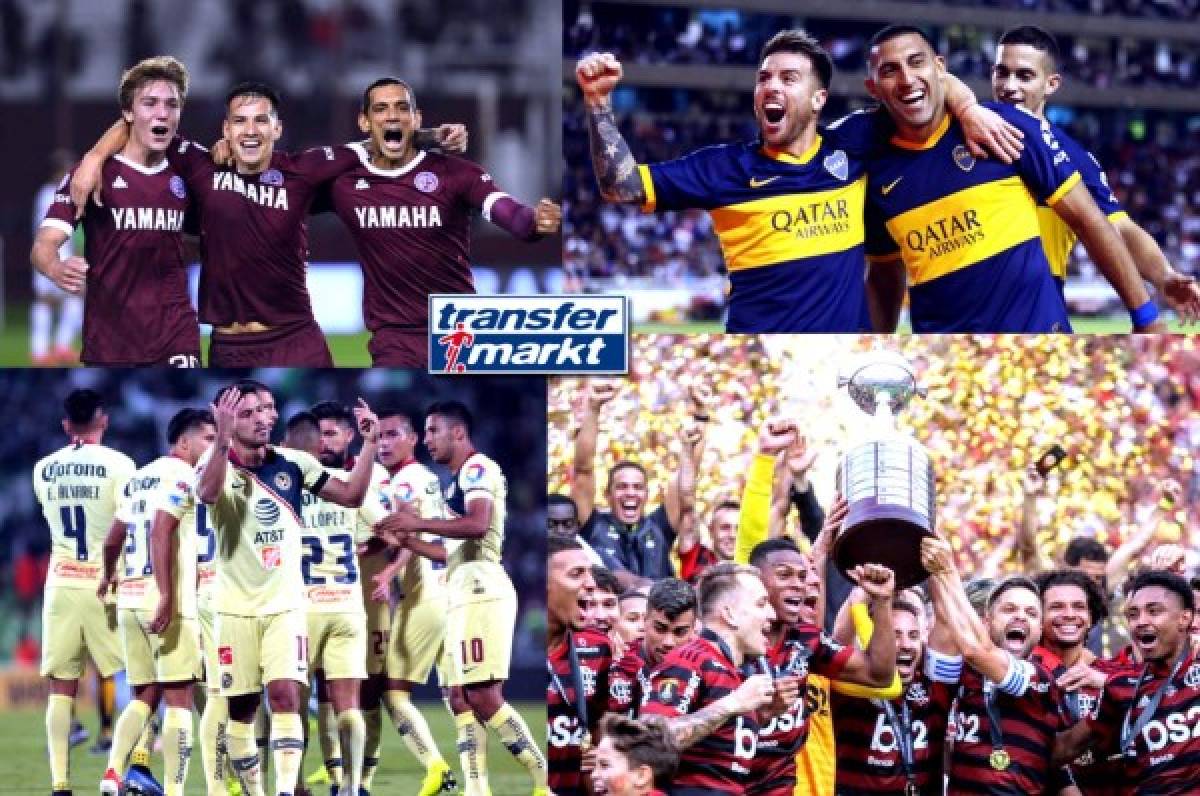 Transfermarkt: Los 25 clubes más caros del continente americano en 2020