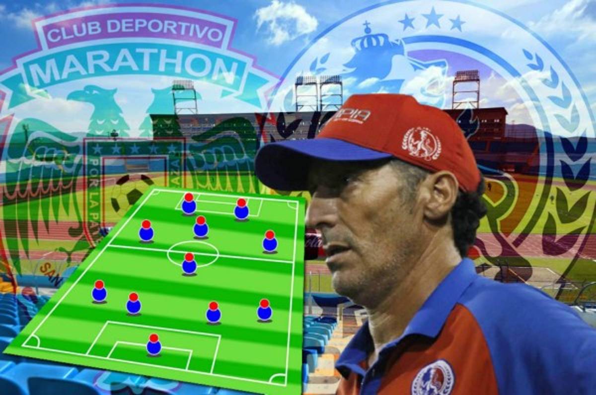 ¡Tres sorpresas en ataque! Pedro Troglio y su 11 titular con el Olimpia para tumbar al Marathón