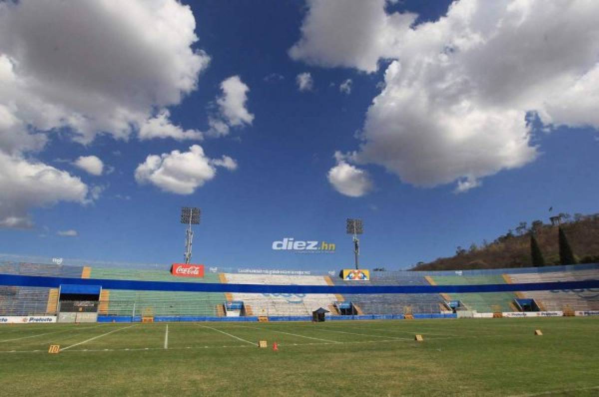 Tras un mes sin fútbol: Así luce el estadio Nacional de Tegucigalpa