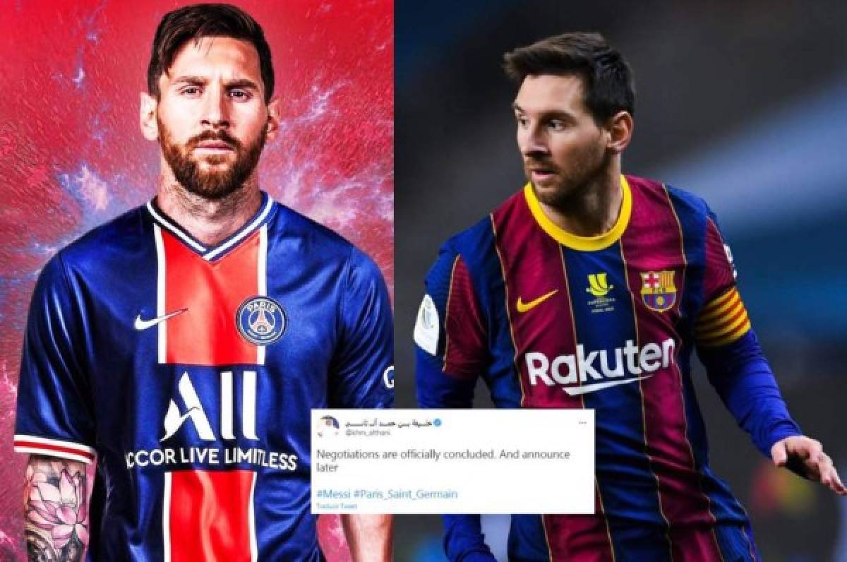 Hermano del Emir de Qatar, dueño del PSG, confirma la llegada de Messi: 'El anuncio será después'
