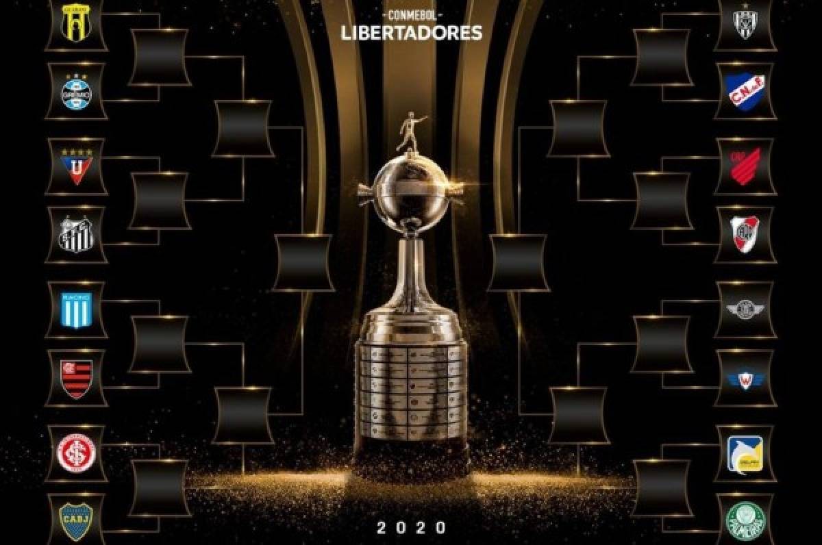 Definidos: Así quedaron los cruces de octavos de final de la Copa Libertadores 2020