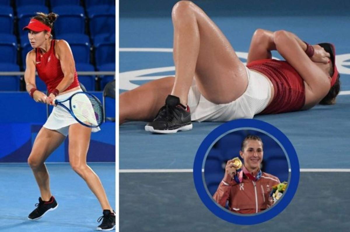 Fotos: Así es la hermosa tenista suiza, Belinda Bencic, quien se bañó de oro en Tokio 2021