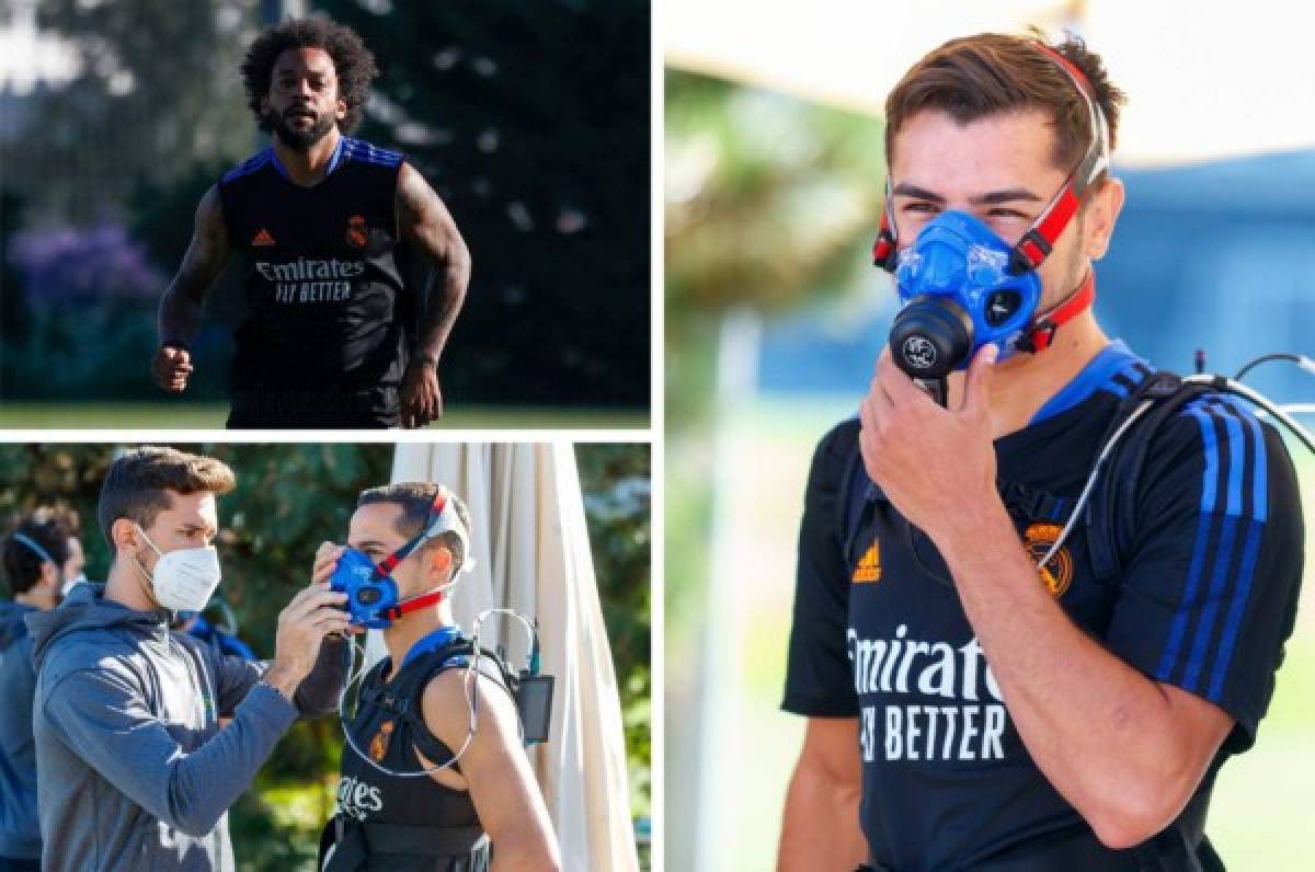 Notorio cambio físico en Isco y máscaras de hipoxia: El sorpresivo entrenamiento del Real Madrid   