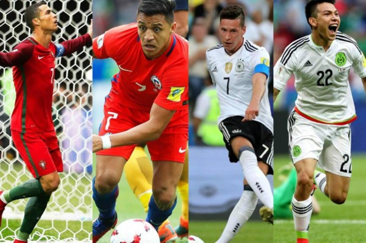 ¡Qué partidos! Así se jugarán las semifinales de la Copa Confederaciones