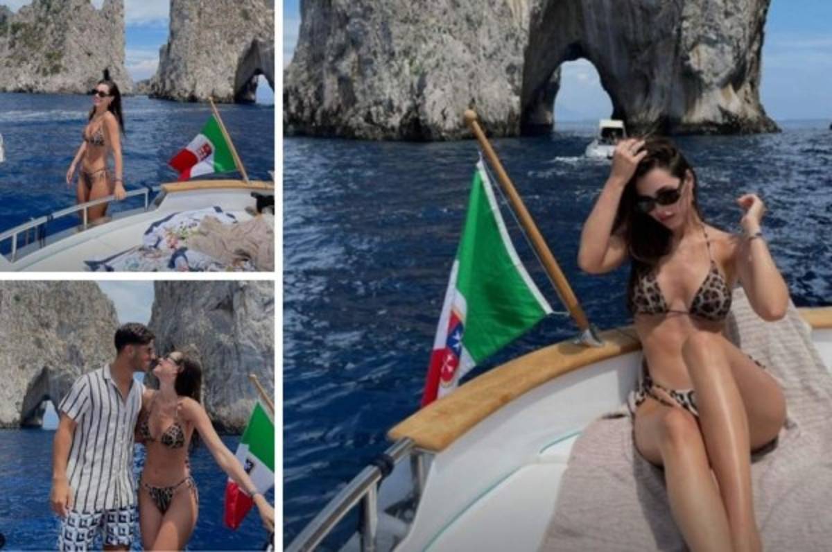 Sandra Garal, la infartante novia de Marco Asensio, deslumbra en sus vacaciones en Italia