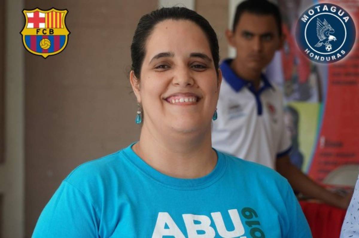 Sandra Florencia, la multimedallista hondureña aficionada al Motagua y Barcelona