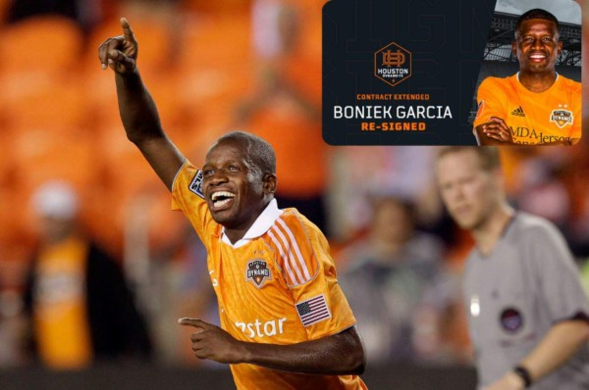 Oficial: Houston Dynamo confirma la renovación de contrato de Boniek García