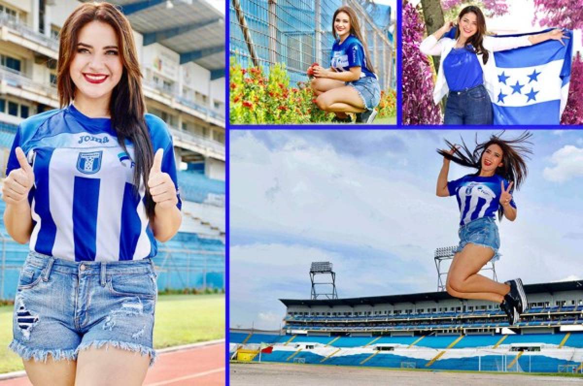 FOTOS: Conocé a la aficionada más bella que tiene la Selección de Honduras