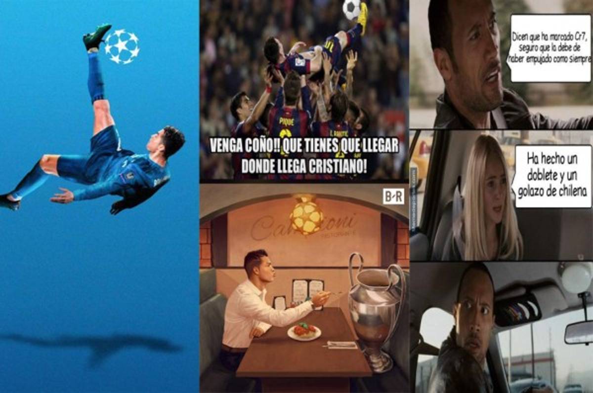 Los divertidos memes que dejó el golazo de chilena de Cristiano Ronaldo
