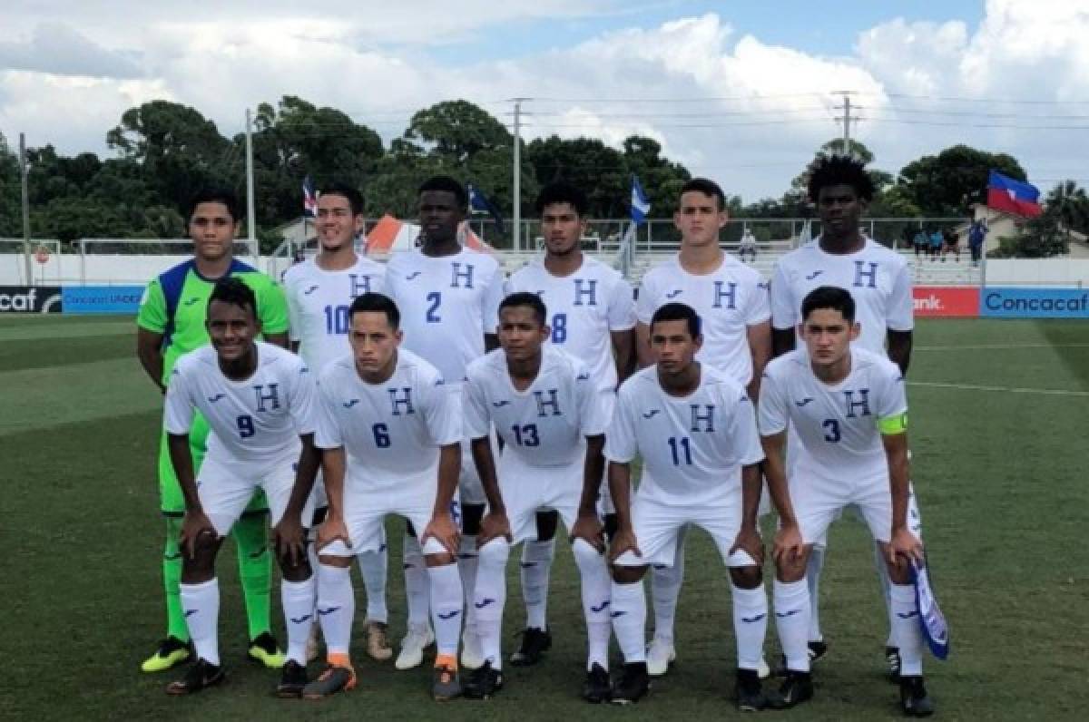 Selección Sub-17 de Honduras ante Haití por el boleto al Mundial de Brasil 2019