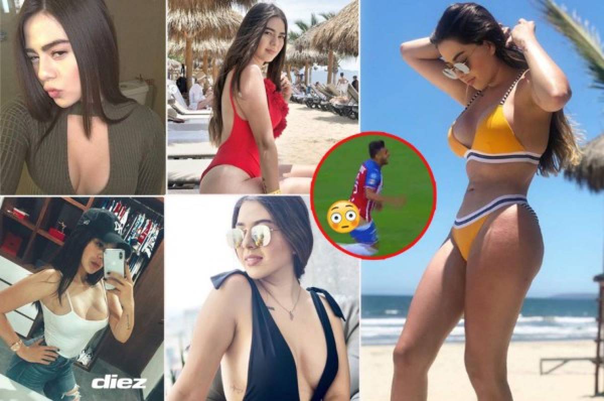 Paula González, la sexi novia del futbolista mexicano que se desnudó en pleno partido
