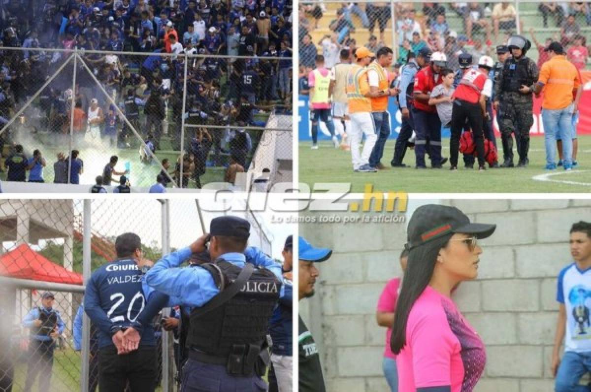 No se vio en TV: La mujer de Emilio Izaguirre deslumbró, detenidos, armas blancas y el auto de Beckeles