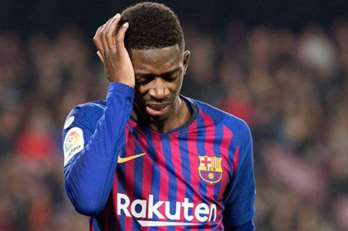 Dembélé se rompe y el Barcelona confirma el tiempo que estará de baja