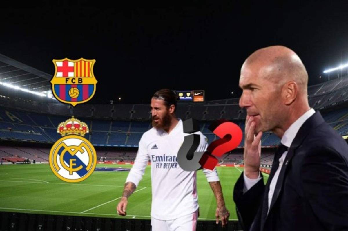 ¿Juega Sergio Ramos? Así sería la alineación del Real Madrid para el clásico ante el Barcelona