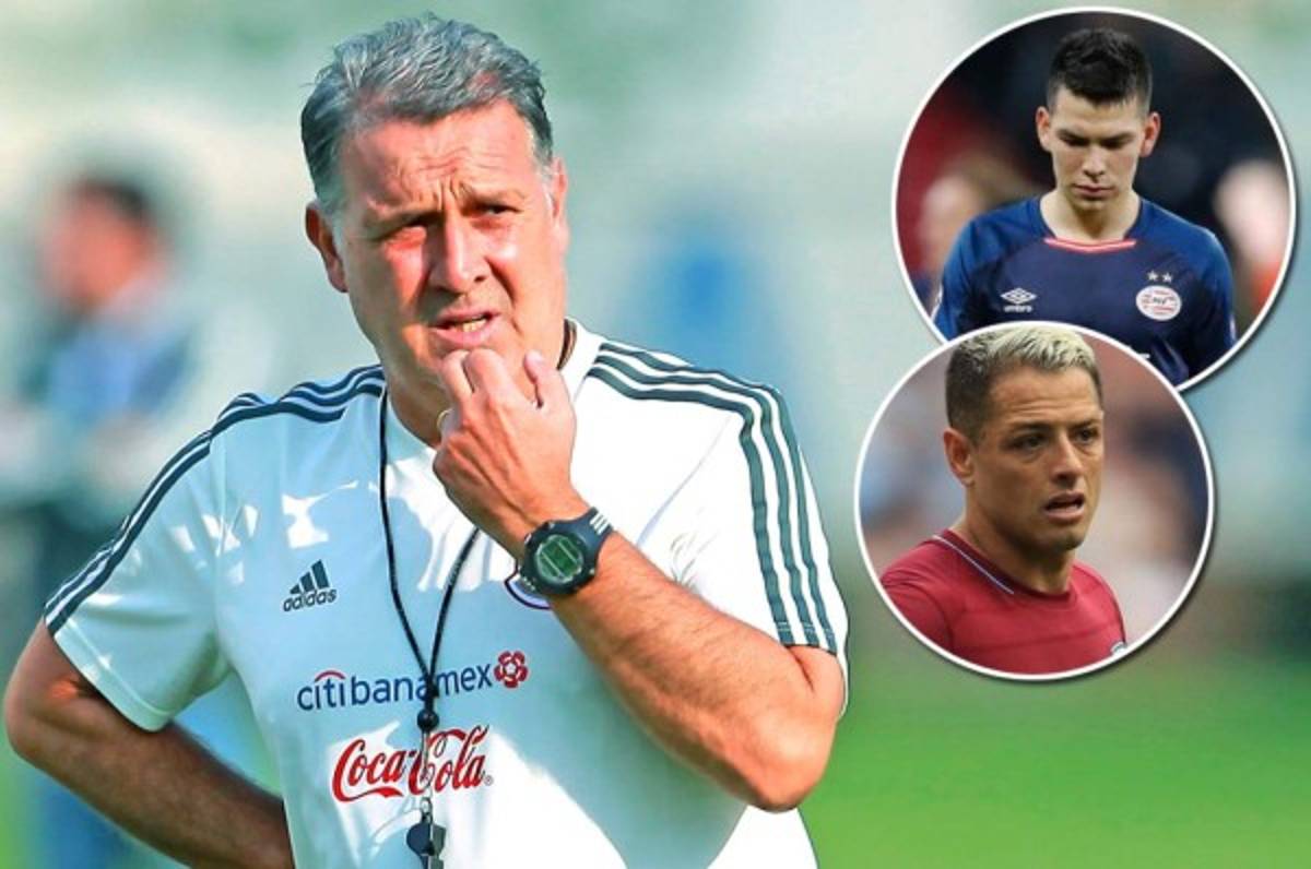 'Tata' Martino descarta al Chicharito y deja en duda al Chucky Lozano para Copa Oro 2019