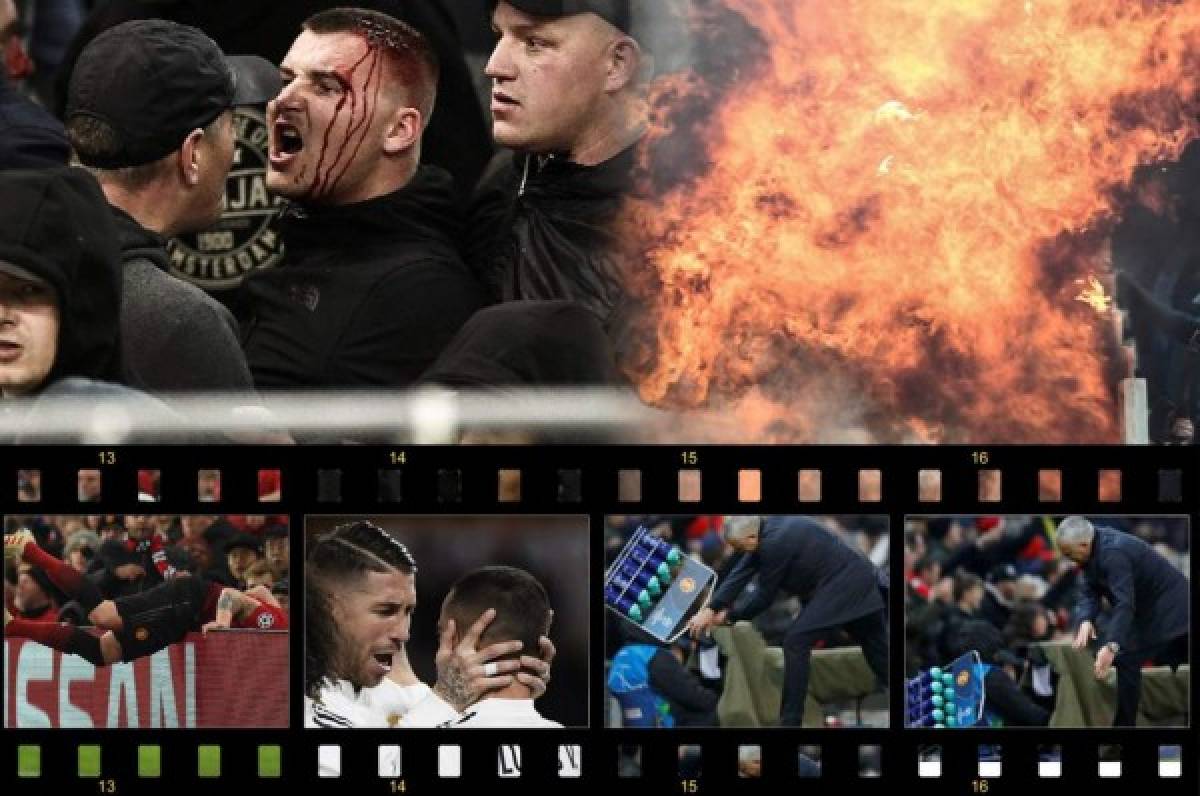 NO SE VIO EN TV: Graves incidentes en Champions; Mourinho se volvió loco