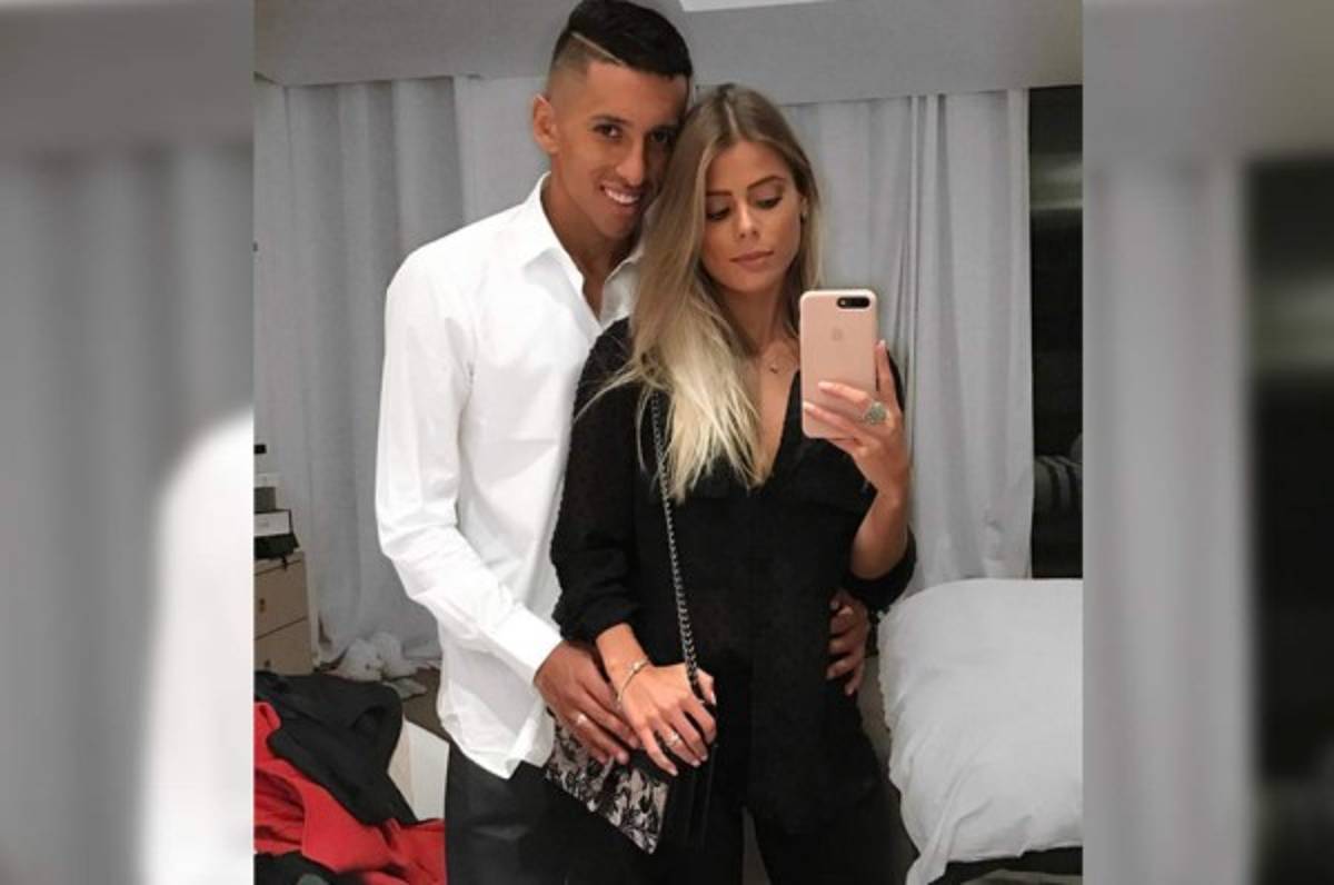 Románticos momentos entre futbolistas internacionales y sus parejas