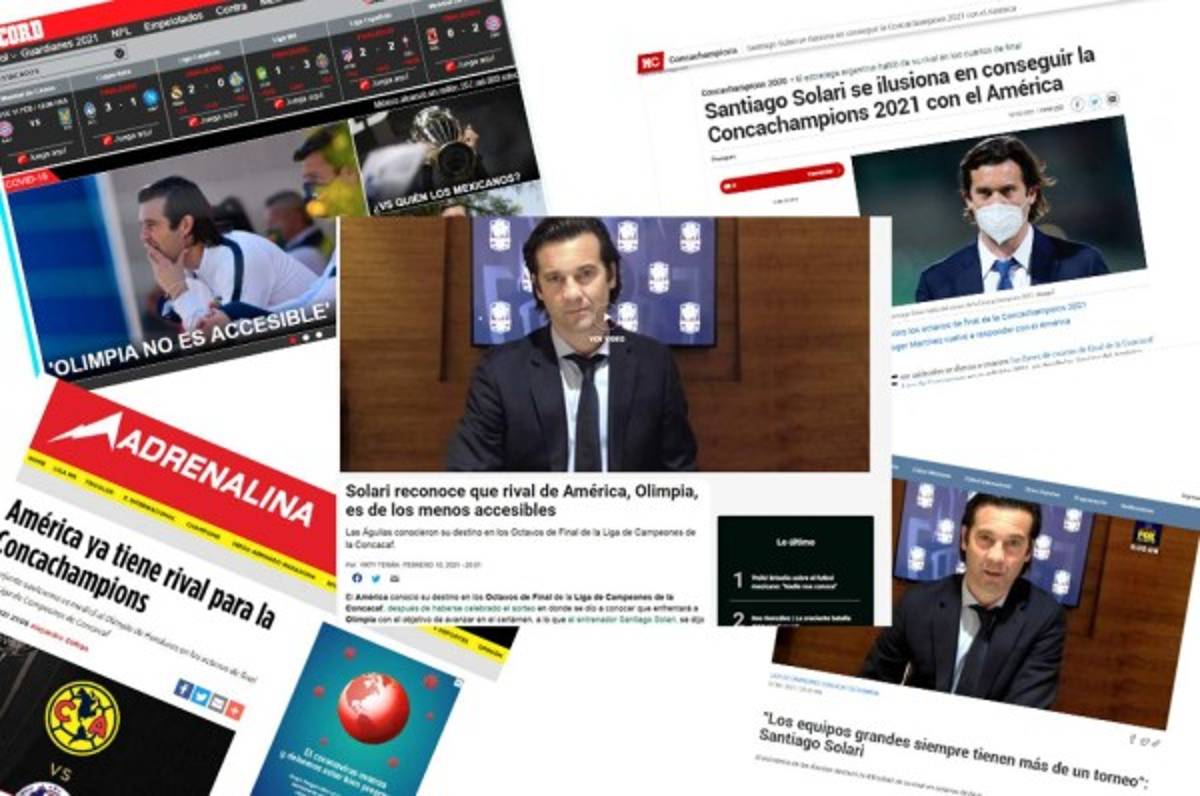 Prensa mexicana ve con respeto a Olimpia, rival del América y destacan frase de Solari: 'No es accesible”