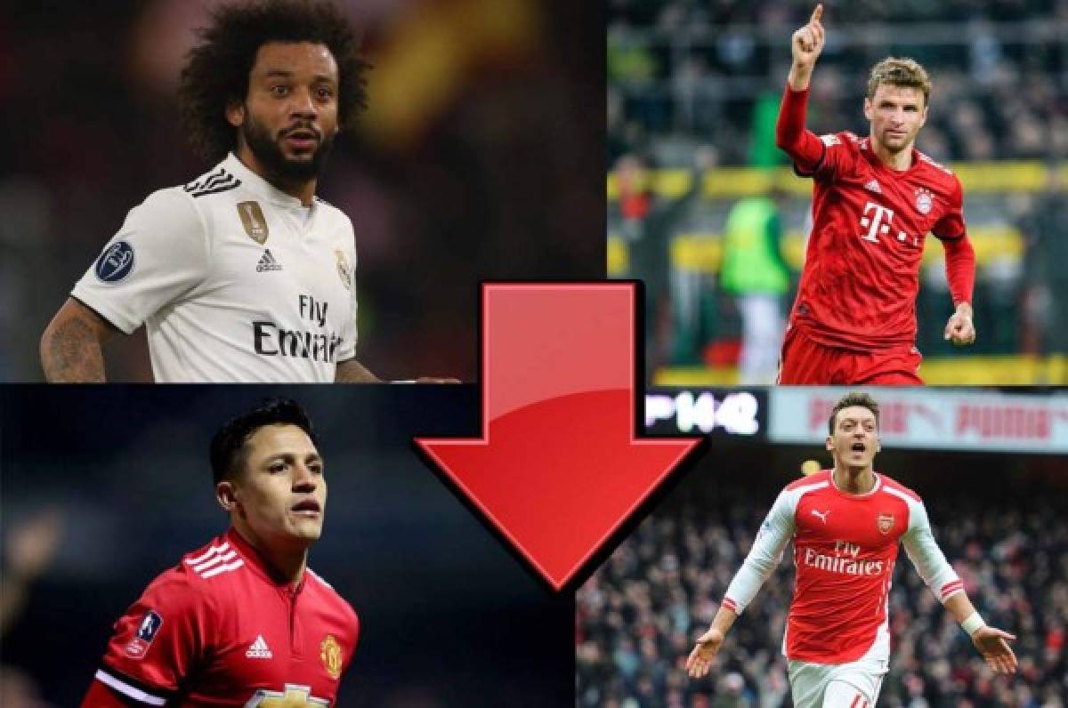 TOP: Los 20 futbolistas más devaluados de la temporada 2018-19