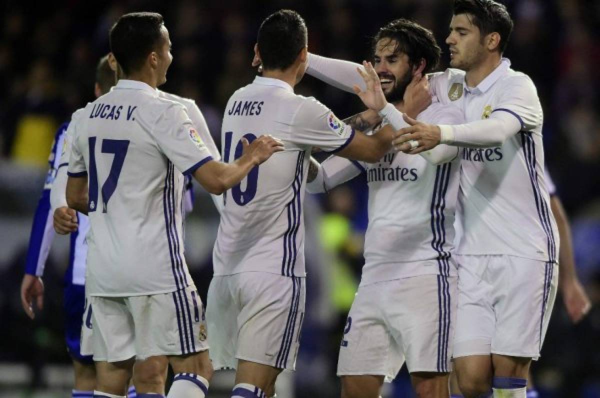 Paliza del Real Madrid en Riazor con un equipo repleto de suplentes