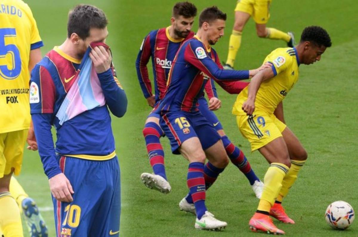 ¡Otro duro golpe! Barcelona se vuelve a estrellar contra el Cádiz y a Messi se le escapa LaLiga