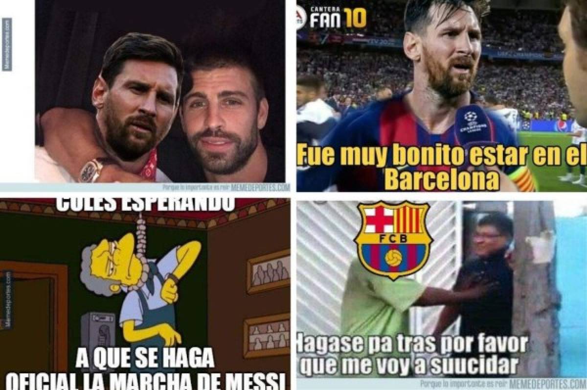 No lo perdonan: Los memes destrozan a Messi tras comunicar que se va del FC Barcelona