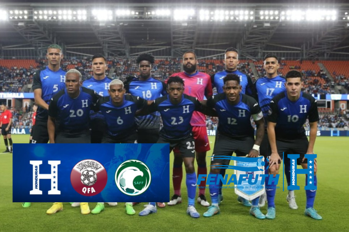 OFICIAL: Honduras enfrentará a dos selecciones mundialistas de Qatar a finales del presente mes de octubre