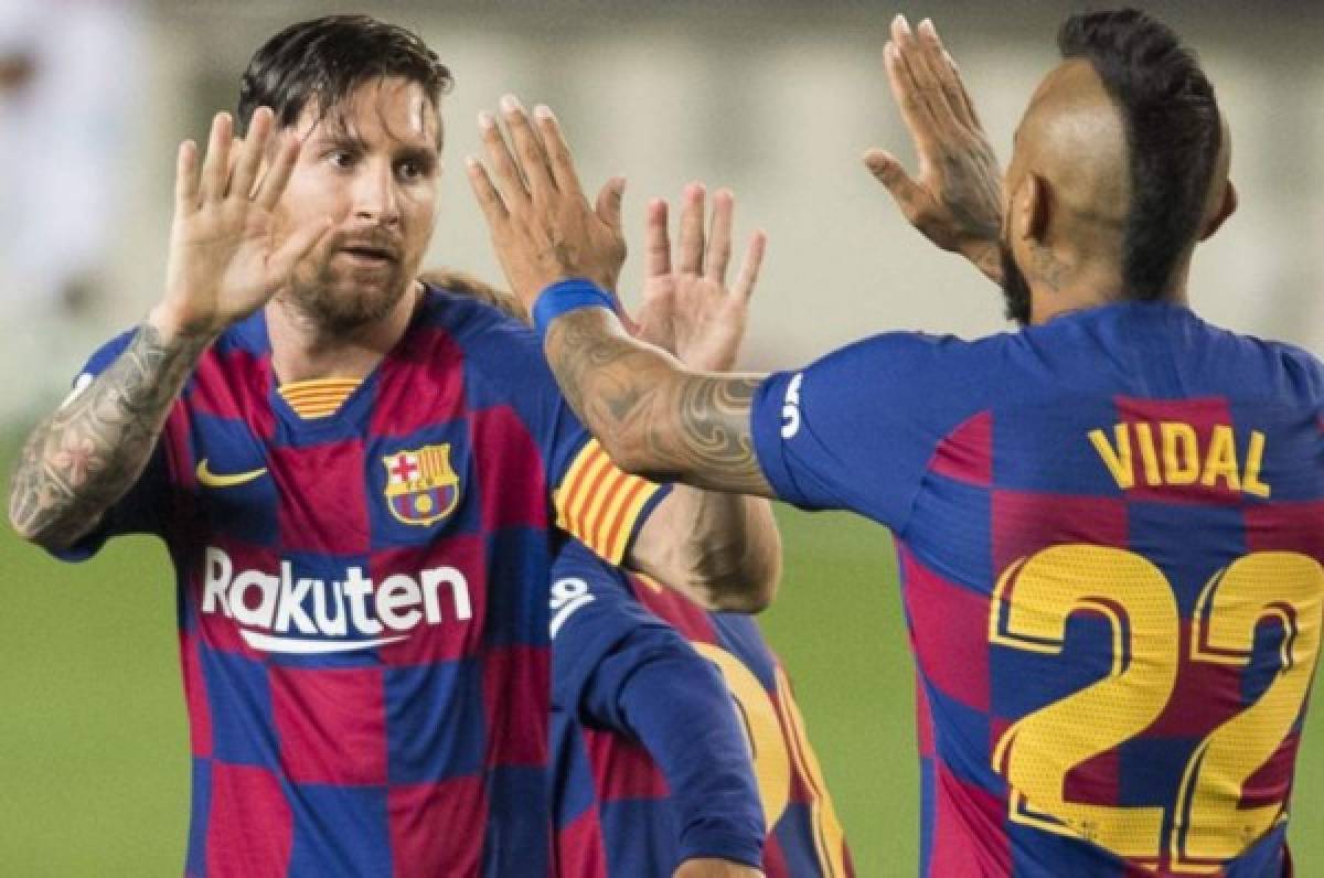 Lo quiere: Messi y su emotivo mensaje de despedida a Vidal tras su marcha del FC Barcelona