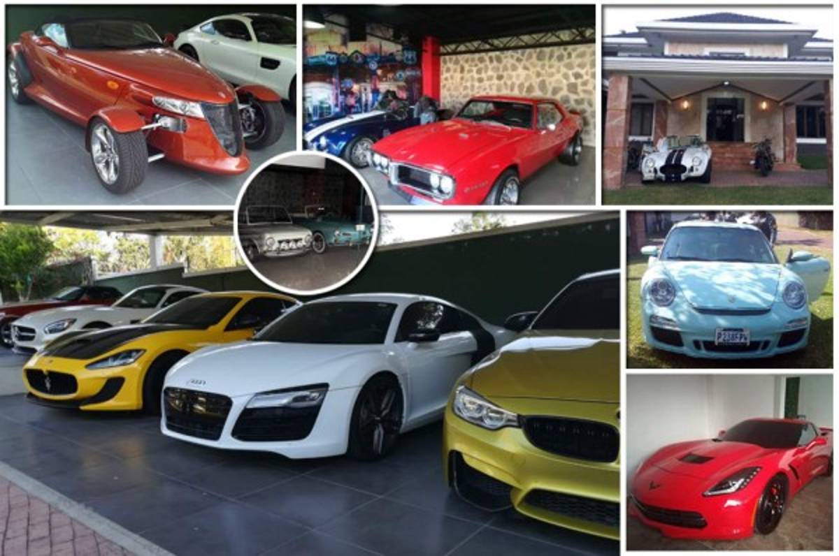 Los lujosos autos que decomisaron a narcotraficantes en operativos en Guatemala