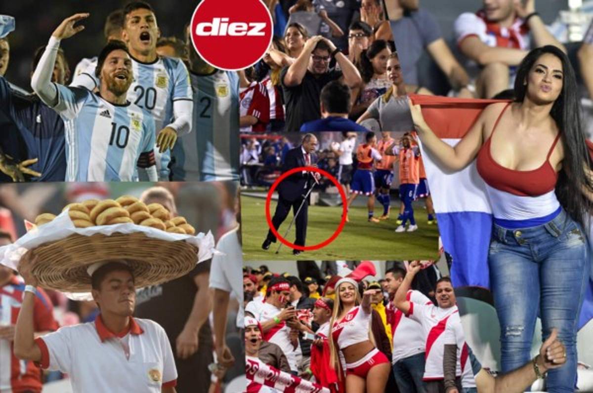 NO SE VIO POR TV: La celebración de Messi; el lamento guaraní y las lágrimas chilenas