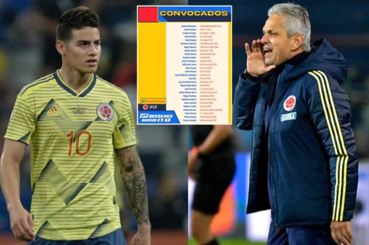 Reinaldo Rueda se reconcilia con James Rodríguez y lo convoca para próximos juegos eliminatorios