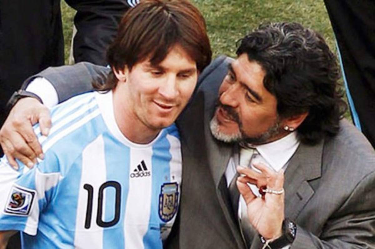 Diego Maradona sobre Messi: 'Parece más un peluche que jugador de fútbol'