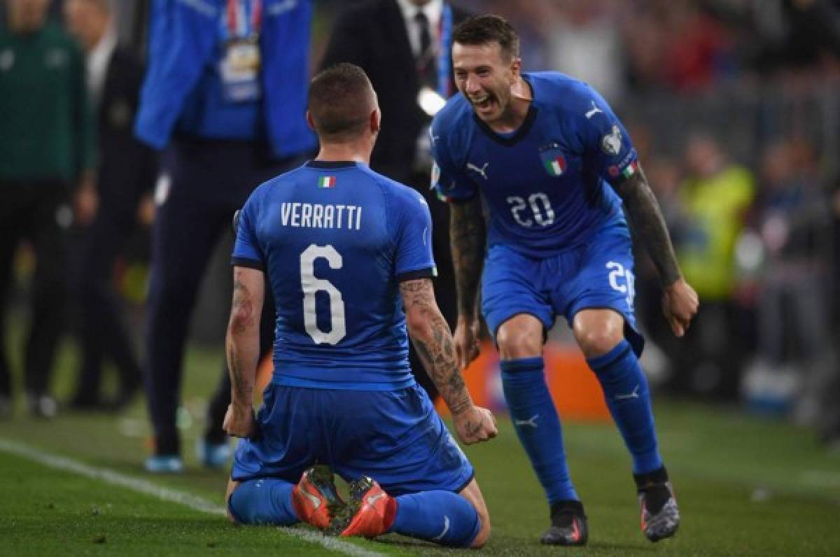 Eliminatorias Euro-2020: Remontada de Italia ante Bosnia gracias a un tanto de Verratti