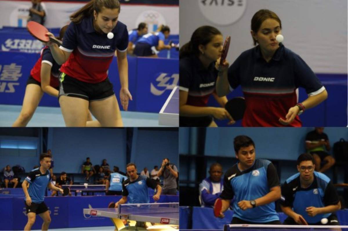 La selección de tenis de mesa de Honduras fue eliminada de las categorías dobles