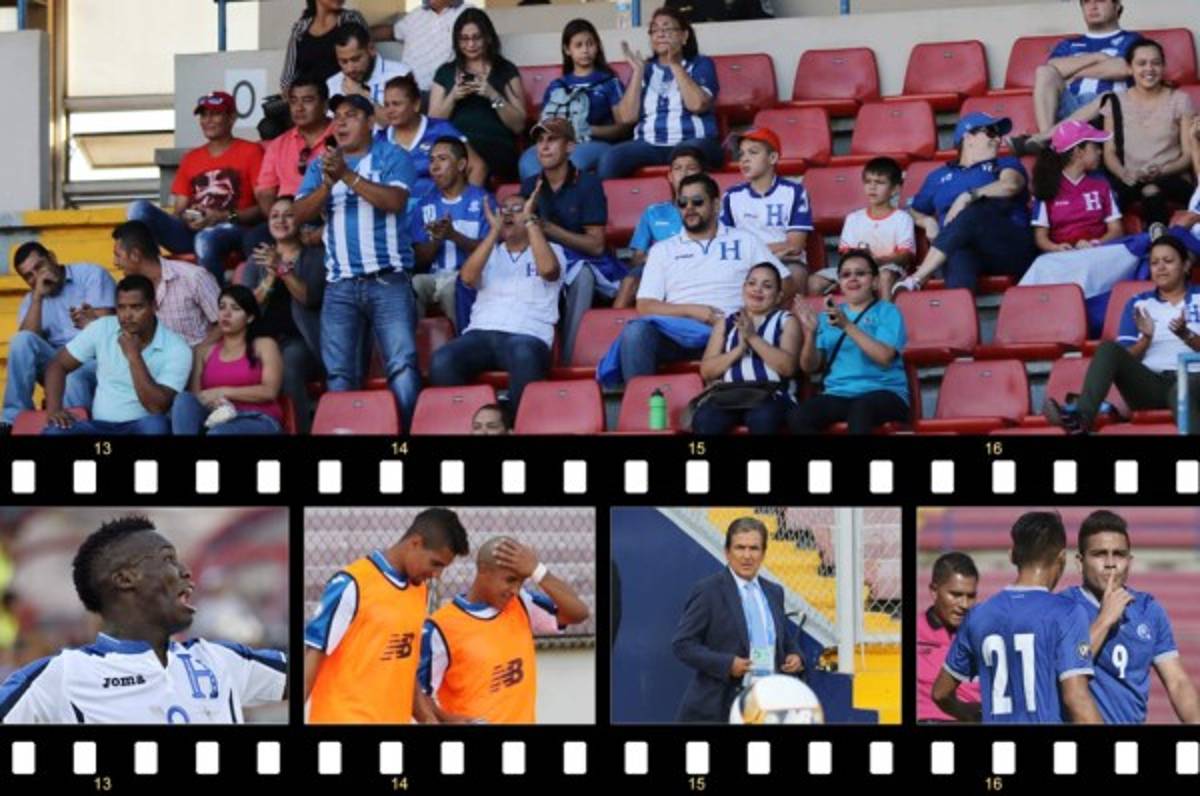 FOTOS: Lo que no viste por TV del triunfo de Honduras ante El Salvador