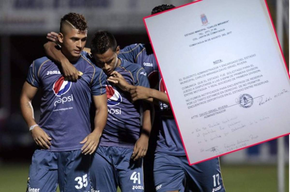 Sacan reservas del Motagua y Real Sociedad del estadio en pleno partido