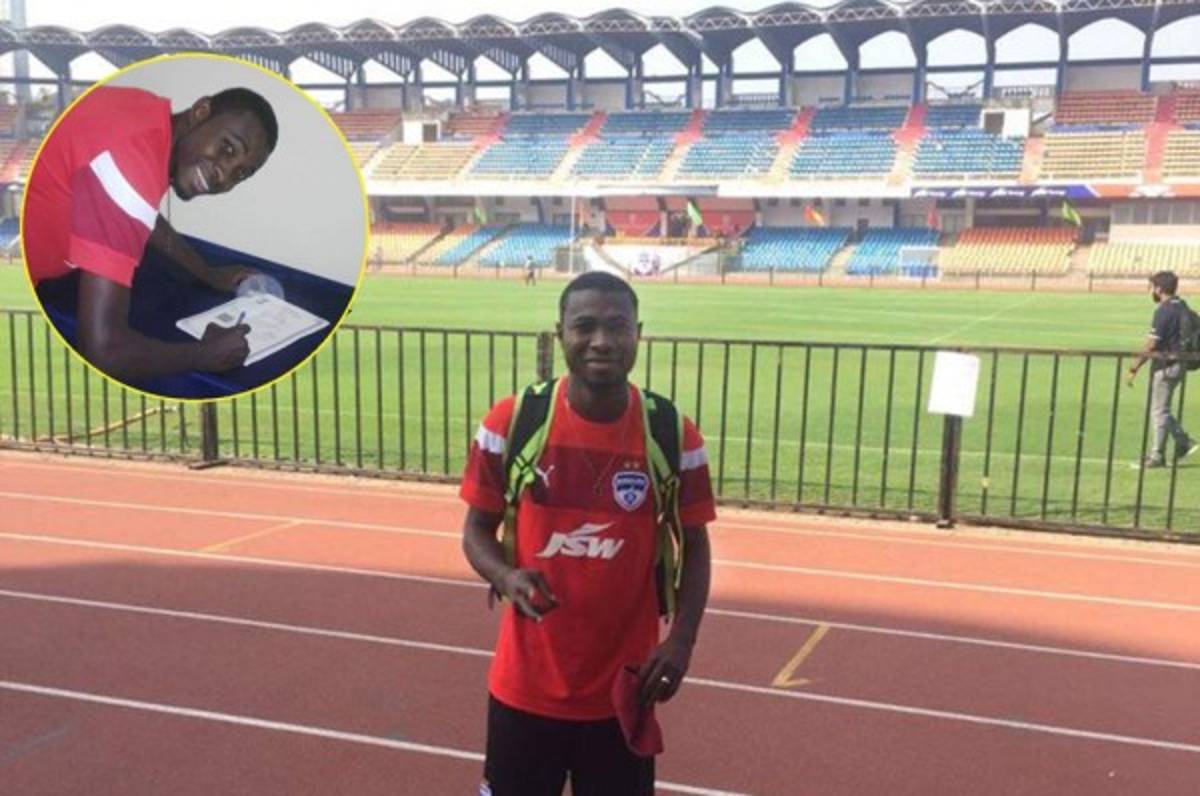 Roby Norales ya se puso la elástica del Bengaluru de la India