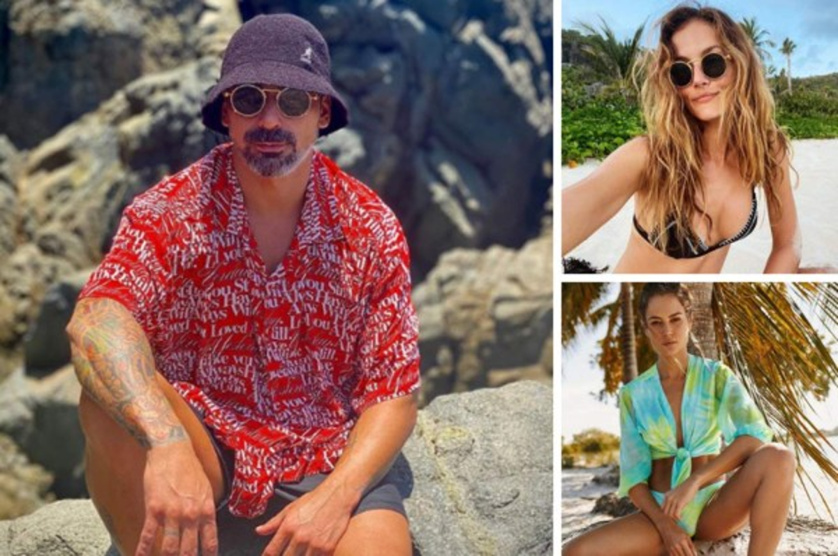 Descubren a Ezequiel Lavezzi pasando la cuarentena con la ex de su mejor amigo en el Caribe   