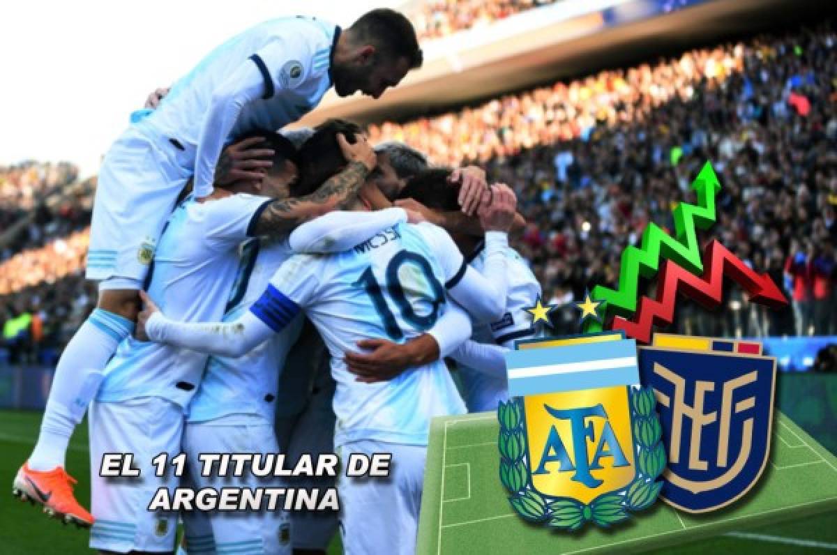 Confirmado el 11 titular de Argentina para enfrentar esta noche a Ecuador en La Bombonera