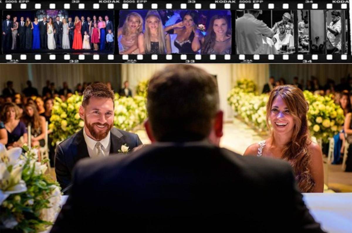 Las fotos más íntimas de la boda de Leo Messi y Antonella Roccuzzo